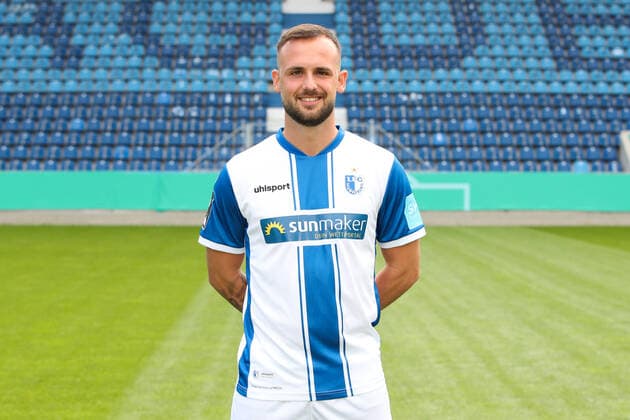 Luka Sliskovic (1. FC Magdeburg,7) - 3. Liga Saison 2020-2021 3. Liga Portraittermin 2020 2021 offizieller Fototermin 1. FC Magdeburg in der MDCC Arena in Magdeburg - Porträt, Portrait,Deutschland, Fussball, Mann, Maenner,GER,10.09.2020