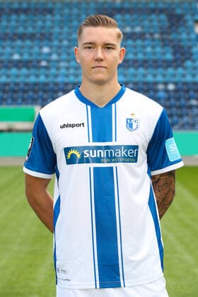 Anthony Roczen (1. FC Magdeburg,23) - 3. Liga Saison 2020-2021 3. Liga Portraittermin 2020 2021 offizieller Fototermin 1. FC Magdeburg in der MDCC Arena in Magdeburg - Porträt, Portrait,Deutschland, Fussball, Mann, Maenner,GER,10.09.2020