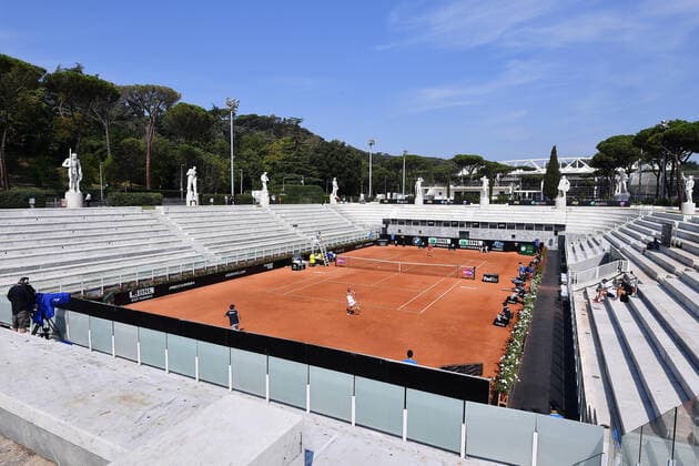 Photo Alfredo Falcone - LaPresse 15 09 2020 Roma (Italy) Tennis Katerina Siniakova (CZE) vs Angelique Kerber (GER) Internazionali BNL d Italia 2020 In the pic:Pietrangeli field  Copyright: xAlfredoxFalcone LaPressex