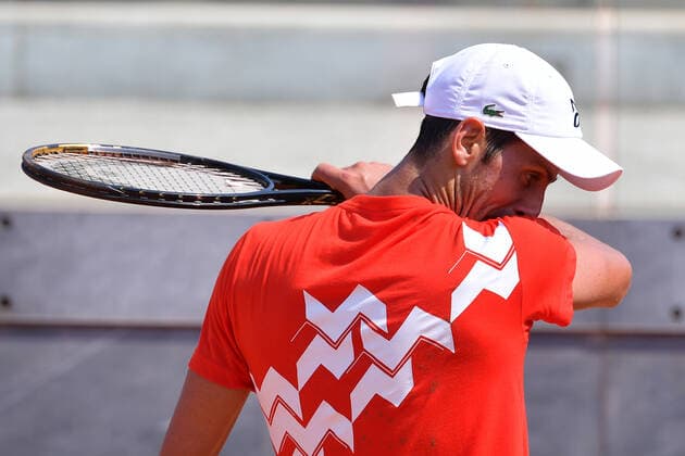 Photo Alfredo Falcone - LaPresse15 09 2020 Roma (Italy TennisTraining session Novak Djokovic (SRB)Internazionali BNL d Italia 2020In the pic:Novak Djokovic  Copyright: xAlfredoxFalcone LaPressex