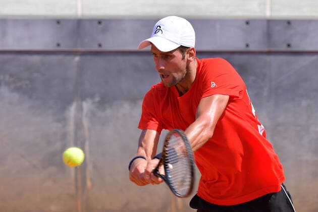 Photo Alfredo Falcone - LaPresse15 09 2020 Roma (Italy TennisTraining session Novak Djokovic (SRB)Internazionali BNL d Italia 2020In the pic:Novak Djokovic  Copyright: xAlfredoxFalcone LaPressex