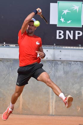 Photo Alfredo Falcone - LaPresse15 09 2020 Roma (Italy TennisTraining session Novak Djokovic (SRB)Internazionali BNL d Italia 2020In the pic:Novak Djokovic  Copyright: xAlfredoxFalcone LaPressex