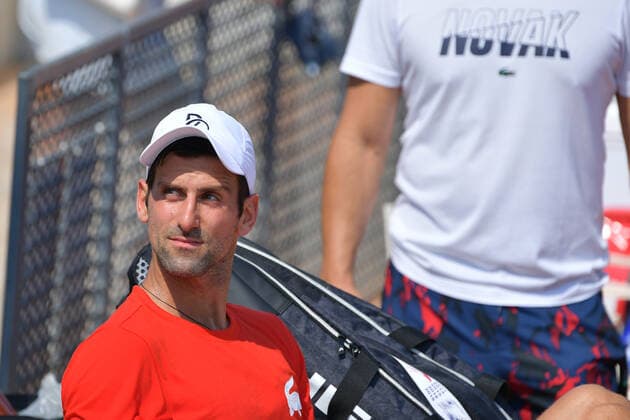 Photo Alfredo Falcone - LaPresse15 09 2020 Roma (Italy TennisTraining session Novak Djokovic (SRB)Internazionali BNL d Italia 2020In the pic:Novak Djokovic  Copyright: xAlfredoxFalcone LaPressex