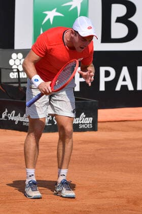 Photo Alfredo Falcone - LaPresse 15 09 2020 Roma (Italy) Tennis Dominik Koepfer (GER) vs Alex De Minaur (AUS) Internazionali BNL d Italia 2020 In the pic:Dominik Koepfer  Copyright: xAlfredoxFalcone LaPressex