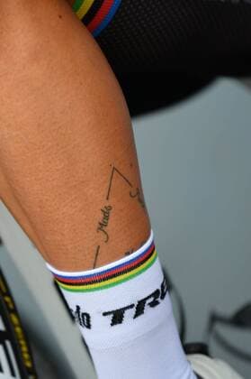 VILLARD DE LANS, FRANCE - SEPTEMBER 15 : leg of PEDERSEN Mads (DEN) of TREK - SEGAFREDO during stage 16 of the 107th edition of the 2020 Tour de France cycling race, a stage of 164 kms with start in La Tour Du Pin and finish in Villard De Lans on September 15, 2020 in Villard De Lans, France, 15 09 2020 CYCLISME : Tour de France - Etape 16 - La Tour du Pin a Villard de Lans - 15 09 2020 PhotoNews Panoramic 