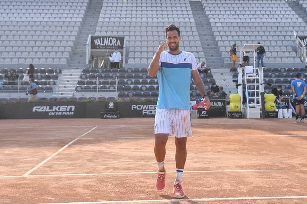 Photo Alfredo Falcone - LaPresse 15 09 2020 Roma (Italy) Tennis Salvatore Caruso (iITA) vs Tennys Sandgren (USA) Internazionali BNL d Italia 2020 In the pic:Salvatore Caruso  Copyright: xAlfredoxFalcone LaPressex
