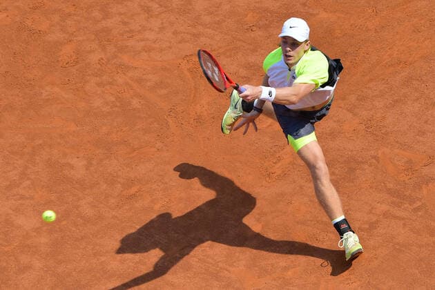 Photo Alfredo Falcone - LaPresse 15 09 2020 Roma (Italy) Tennis Guido Pella (ARG) vs Denis Shapovalov (CAN) Internazionali BNL d Italia 2020 In the pic:Denis Shapovalov  Copyright: xAlfredoxFalcone LaPressex
