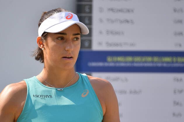 Photo Alfredo Falcone - LaPresse 15 09 2020 Roma (Italy) Tennis Anett Kontaveit (EST) vs Caroline Garcia (FRA) Internazionali BNL d Italia 2020 In the pic:Caroline Garcia  Copyright: xAlfredoxFalcone LaPressex