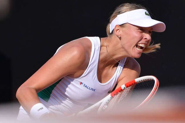 Photo Alfredo Falcone - LaPresse 15 09 2020 Roma (Italy) Tennis Anett Kontaveit (EST) vs Caroline Garcia (FRA) Internazionali BNL d Italia 2020 In the pic:Anett Kontaveit  Copyright: xAlfredoxFalcone LaPressex