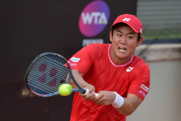 Photo Alfredo Falcone - LaPresse 15 09 2020 Roma (Italy) Tennis Yoshihito Nishioka (JPN) vs Miomir KecManovic (SRB) Internazionali BNL d Italia 2020 In the pic:Yoshihito Nishioka  Copyright: xAlfredoxFalcone LaPressex