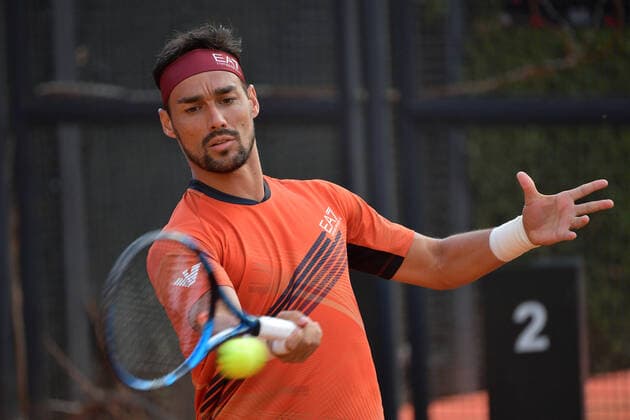 Photo Alfredo Falcone - LaPresse 15 09 2020 Roma (Italy) Tennis Fabio Fognini e Simone Bolelli (ITA) Internazionali BNL d Italia 2020 In the pic:Fabio Fognini  Copyright: xAlfredoxFalcone LaPressex