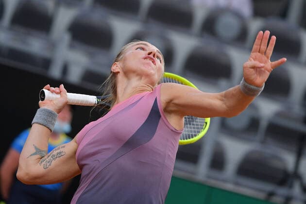 Photo Alfredo Falcone - LaPresse 15 09 2020 Roma (Italy) Tennis Bernarda Pera (USA) vs Svetlana Kuznetsova (RUS) Internazionali BNL d Italia 2020 In the pic:Svetlana Kuznetsova  Copyright: xAlfredoxFalcone LaPressex