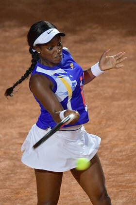 Photo Alfredo Falcone - LaPresse 15 09 2020 Roma (Italy) Tennis Garbine Muguruza (ESP) vs Sloane Stephens (USA Internazionali BNL d Italia 2020 In the pic:Sloane Stephens  Copyright: xAlfredoxFalcone LaPressex