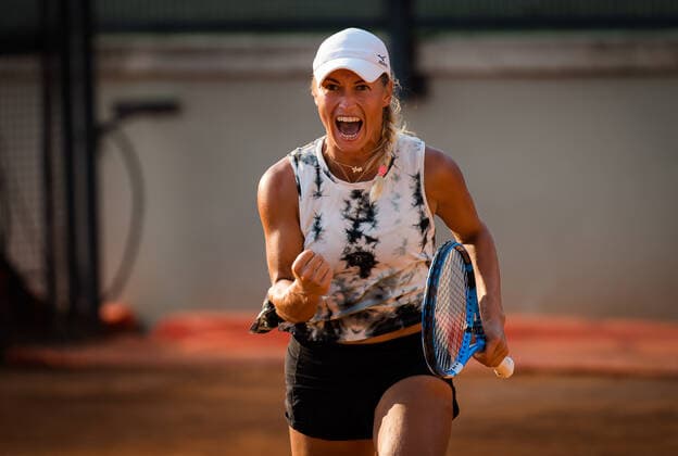 September 15, 2020, Rome, ITALY: Yulia Putintseva of Kazakhstan in action during the first round at the 2020 Internazionali BNL d Italia WTA, Tennis Damen Premier 5 tennis tournament against Rebecca Peterson of Sweden Rome ITALY - ZUMAa181 20200915_zaa_a181_120 Copyright: xRobxPrangex