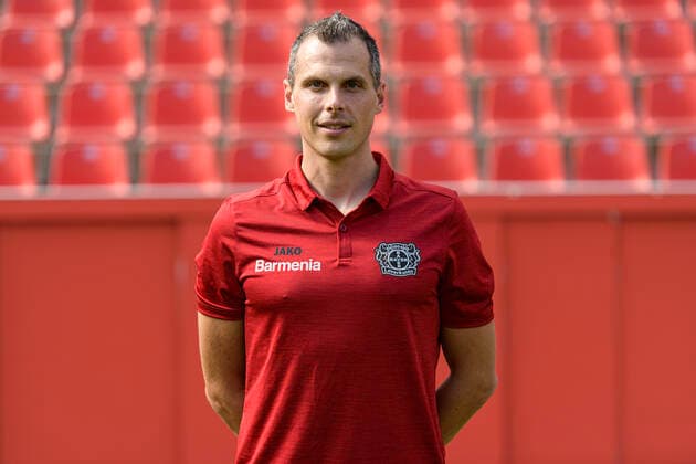 Torwart Trainer David Thiel; Bayer Leverkusen; 1.BL, Porträttermin 2020 2021 Leverkusen NRW Deutschland