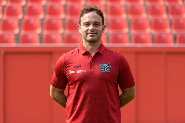 Athletiktrainer Daniel Jouvin; Bayer Leverkusen; 1.BL, Porträttermin 2020 2021 Leverkusen NRW Deutschland