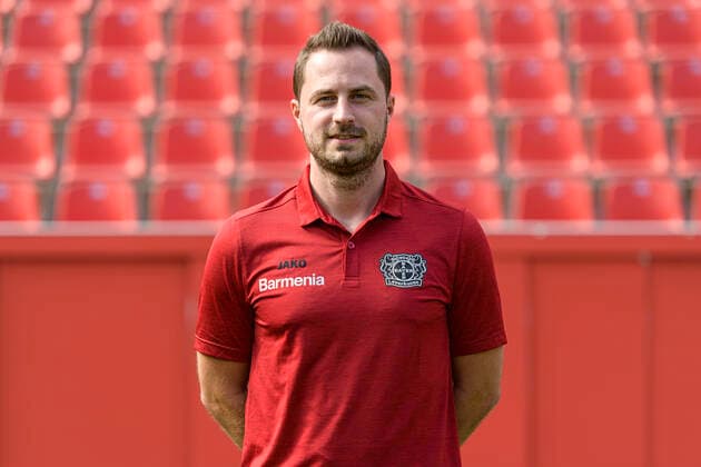 Co Trainer Marcel Daum; Bayer Leverkusen; 1.BL, Porträttermin 2020 2021 Leverkusen NRW Deutschland