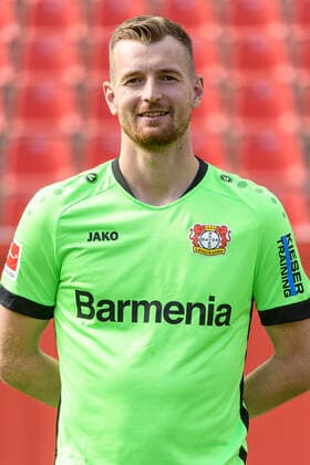 Lukas Hradeck; Bayer Leverkusen; 1.BL, Porträttermin 2020 2021 Leverkusen NRW Deutschland