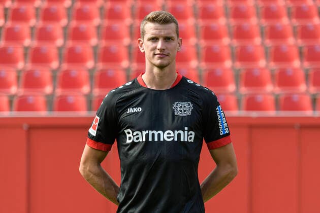 Lars Bender; Bayer Leverkusen; 1.BL, Porträttermin 2020 2021 Leverkusen NRW Deutschland