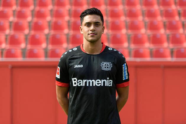 Nadiem Amiri; Bayer Leverkusen; 1.BL, Porträttermin 2020 2021 Leverkusen NRW Deutschland