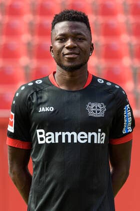Edmond Tapsoba; Bayer Leverkusen; 1.BL, Porträttermin 2020 2021 Leverkusen NRW Deutschland