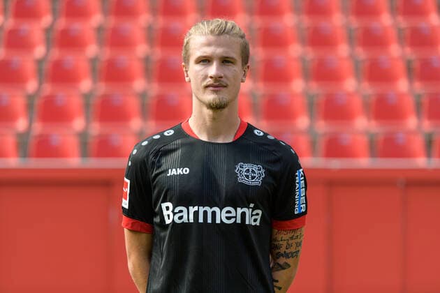 Tin Jedvaj; Bayer Leverkusen; 1.BL, Porträttermin 2020 2021 Leverkusen NRW Deutschland