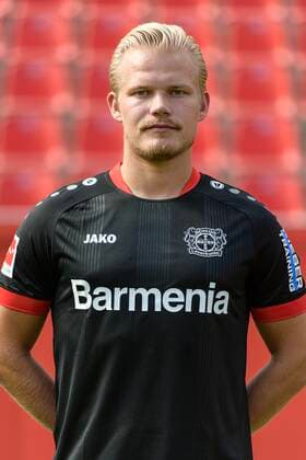 Joel Pohjanpalo; Bayer Leverkusen; 1.BL, Porträttermin 2020 2021 Leverkusen NRW Deutschland