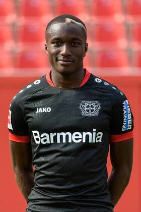 Moussa Diaby; Bayer Leverkusen; 1.BL, Porträttermin 2020 2021 Leverkusen NRW Deutschland