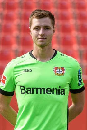 Lennart Grill; Bayer Leverkusen; 1.BL, Porträttermin 2020 2021 Leverkusen NRW Deutschland