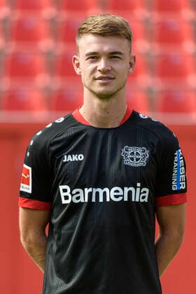 Daley Sinkgraven; Bayer Leverkusen; 1.BL, Porträttermin 2020 2021 Leverkusen NRW Deutschland