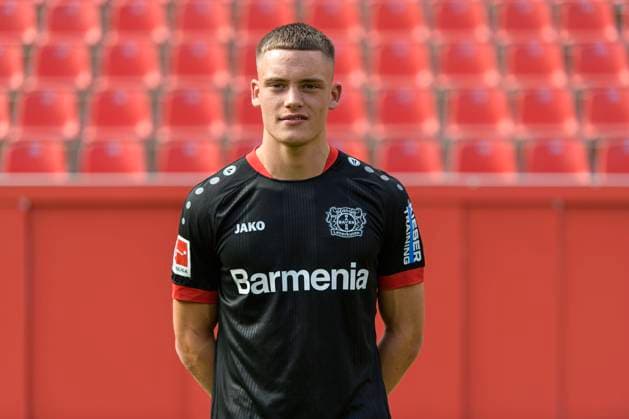Florian Wirtz; Bayer Leverkusen; 1.BL, Porträttermin 2020 2021 Leverkusen NRW Deutschland