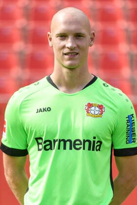 Niklas Lomb; Bayer Leverkusen; 1.BL, Porträttermin 2020 2021 Leverkusen NRW Deutschland