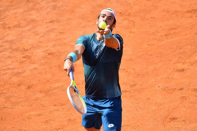Photo Alfredo Falcone - LaPresse16 09 2020 Roma (Italy TennisFederico Coria (ARG) vs Mattia Berrettini (ITA)Internazionali BNL d Italia 2020In the pic:Mattia Berrettini  Copyright: xAlfredoxFalcone LaPressex