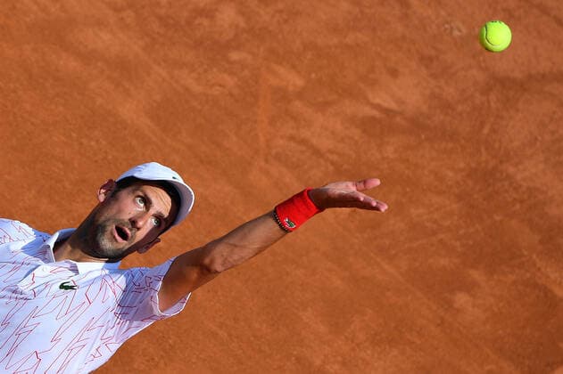 Photo Alfredo Falcone - LaPresse 16 09 2020 Roma (Italy) Tennis Novak Djokovic (SRB) vs Salvatore Caruso (ITA) Internazionali BNL d Italia 2020 In the pic:Novak Djokovic  Copyright: xAlfredoxFalcone LaPressex
