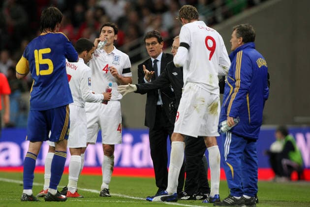 Fabio Capello England Players England V Ukraine England V Ukraine Wembley Stadium, London, England 01 April 2009 Fabio Capello & England Players England V Ukraine England V Ukraine Wembley Stadium, London, England 01 April 2009  Copyright: Allstar RichardxSelle 12779507