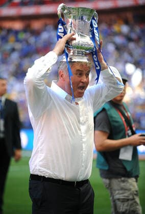 Guus Hiddink Celebrates With Cup Chelsea V Everton Chelsea V Everton Wembley Stadium, London, England 30 May 2009 THE FA CUP FINAL 2009 WEMBLEY STADIUM, LONDON, ENGLAND. Guus Hiddink Celebrates With Cup Chelsea V Everton Chelsea V Everton Wembley Stadium, London, England 30 May 2009 THE FA CUP FINAL 2009 WEMBLEY STADIUM, LONDON, ENGLAND.  Copyright: Allstar MichaelxMayhe 12781455
