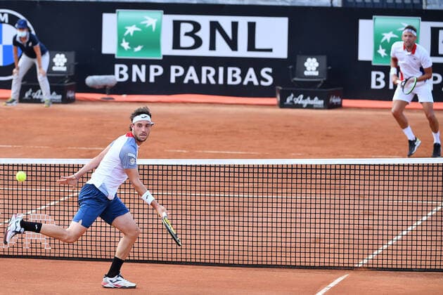 Photo Alfredo Falcone - LaPresse 16 09 2020 Roma (Italy) Tennis Marco Cecchinato (ITA) vs Filip Krajinovic (SRB) Internazionali BNL d Italia 2020 In the pic:Marco Cecchinato  Copyright: xAlfredoxFalcone LaPressex
