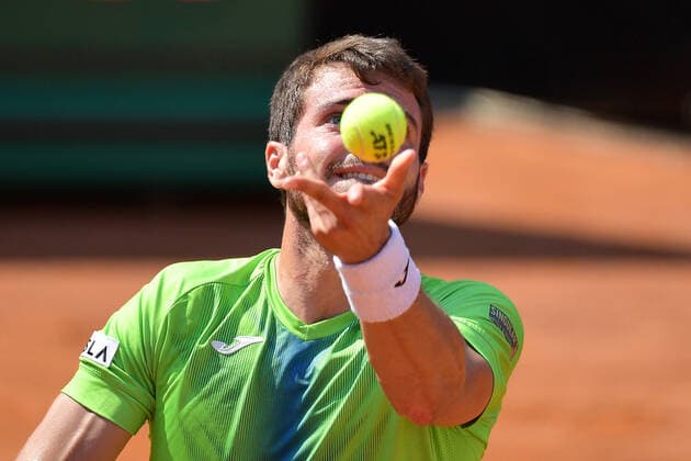 Photo Alfredo Falcone - LaPresse 17 09 2020 Roma (Italy) Tennis Pedro Martinez (ESP) vs Denis Shapovalov (CAN) Internazionali BNL d Italia 2020 In the pic:Pedro Martinez  Copyright: xAlfredoxFalcone LaPressex