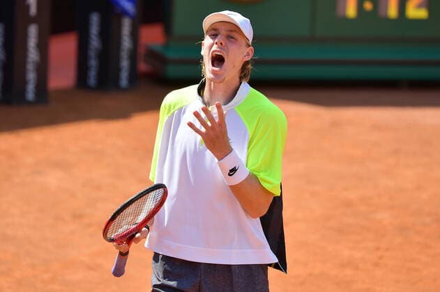 Photo Alfredo Falcone - LaPresse 17 09 2020 Roma (Italy) Tennis Pedro Martinez (ESP) vs Denis Shapovalov (CAN) Internazionali BNL d Italia 2020 In the pic:Denis Shapovalov  Copyright: xAlfredoxFalcone LaPressex