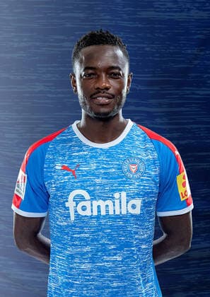 David Atanga (KSV, 10), Holstein Kiel; 2. BL, Porträttermin 2020 2021, Fußball, Männer, 17.09.2020, Foto Holstein Kiel via HOLSTEINOFFICE POOL Kiel NLZ Projendorf Kiel Germany