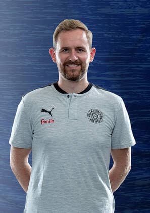 Physiotherapeut Fabian Franzen, Holstein Kiel; 2. BL, Porträttermin 2020 2021, Fußball, Männer, 17.09.2020, Foto Holstein Kiel via HOLSTEINOFFICE POOL Kiel NLZ Projendorf Kiel Germany