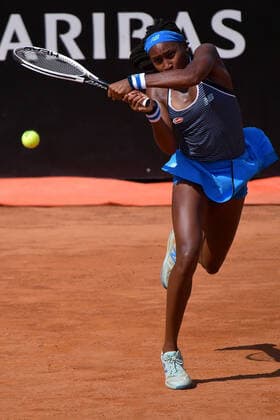 Photo Alfredo Falcone - LaPresse 17 09 2020 Roma (Italy) Tennis Garbine Muguruza (ESP) vs Cori Gauff (USA) Internazionali BNL d Italia 2020 In the pic:Cori Gauff  Copyright: xAlfredoxFalcone LaPressex