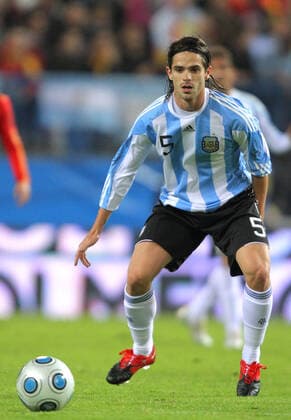 Fernando Gago Argentina Real Madrid Spain V Argentina Estadio Vicente Caderon, Madrid, Spain 14 November 2009 Fernando Gago Argentina & Real Madrid Spain V Argentina Estadio Vicente Caderon, Madrid, Spain 14 November 2009  Copyright: Allstar StewartxKenda 12791812
