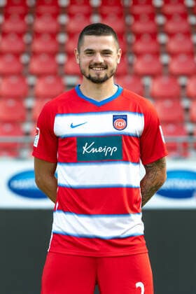 Marnon Busch (FC Heidenheim, 02), 1. FC Heidenheim 1846, 2. Bundesliga, Portraettermin, Saison 2020 2021, 17.09.2020, DFB DFL regulations prohibit any use of photographs as image sequences and or quasi-video., 1. FC Heidenheim 1846, 2. Bundesliga, Portraettermin, Freisteller, Shooting, Saison 2020 2021, 17.09.2020 Heidenheim Copyright: xEibner-Pressefoto SaschaxWaltherx EP_swa