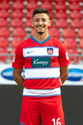 Kevin Sessa (FC Heidenheim, 16), 1. FC Heidenheim 1846, 2. Bundesliga, Portraettermin, Saison 2020 2021, 17.09.2020, DFB DFL regulations prohibit any use of photographs as image sequences and or quasi-video., 1. FC Heidenheim 1846, 2. Bundesliga, Portraettermin, Freisteller, Shooting, Saison 2020 2021, 17.09.2020 Heidenheim Copyright: xEibner-Pressefoto SaschaxWaltherx EP_swa