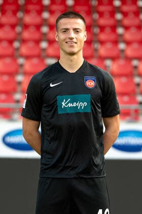 Diant Ramaj (FC Heidenheim, 40), 1. FC Heidenheim 1846, 2. Bundesliga, Portraettermin, Saison 2020 2021, 17.09.2020, DFB DFL regulations prohibit any use of photographs as image sequences and or quasi-video., 1. FC Heidenheim 1846, 2. Bundesliga, Portraettermin, Freisteller, Shooting, Saison 2020 2021, 17.09.2020 Heidenheim Copyright: xEibner-Pressefoto SaschaxWaltherx EP_swa