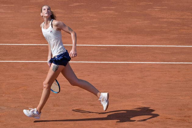 Photo Alfredo Falcone - LaPresse 18 09 2020 Roma (Italy) Tennis Anna Blinkova (RUS) vs Karolina Pliskova (CZE) Internazionali BNL d Italia 2020 In the pic:Karolina Pliskova  Copyright: xAlfredoxFalcone LaPressex