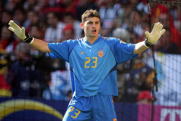 Iker Casillas Spain & Real Madrid Greece V Spain Euro 2004 Bessa Stadium, Porto, Portugal 16 June 2004  Copyright: Allstar RichardxSelle 12830787