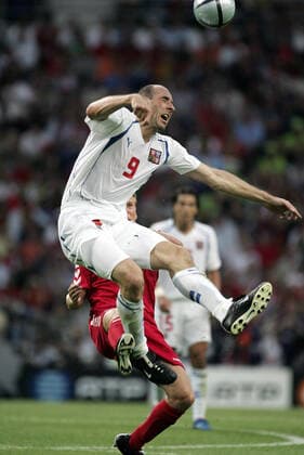 Jan Koller Czech Republic & Anderlecht Czech Rep V Denmark Dragao Stadium, Porto, Portugal 27 June 2004  Copyright: Allstar RichardxSelle 12832125