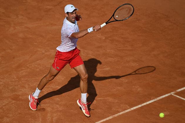 Photo Alfredo Falcone - LaPresse 18 09 2020 Roma (Italy) Tennis Novak Djokovic (SRB) vs Filip Krajnovic (SRB) Internazionali BNL d Italia 2020 In the pic:Novak Djokovic  Copyright: xAlfredoxFalcone LaPressex